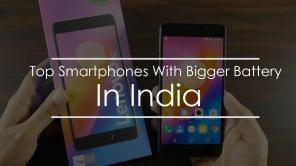 Principais smartphones com bateria maior na Índia