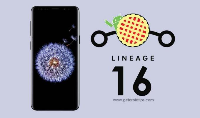 Lataa ja asenna Lineage OS 16 Samsung Galaxy S9: lle