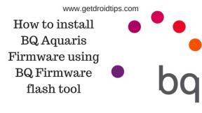 Как установить прошивку BQ Aquaris с помощью программы BQ Firmware Flash Tool