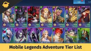 Mobile Legends Abenteuerhelden-Rangliste