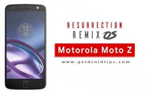 Perbarui Resurrection Remix Oreo di Moto Z (Android 8.1 Oreo)