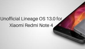 A Lineage OS 13 telepítése a Redmi 4. megjegyzésre (Snapdragon)