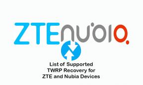 قائمة استرداد TWRP المدعومة لأجهزة ZTE و Nubia