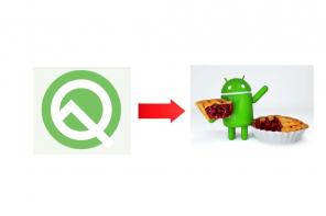 Как да понижа или понижаване от Android Q Beta до Android Pie?