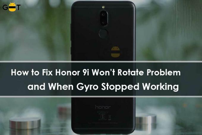 Hvordan fikse Honor 9i vil ikke rotere problem og når Gyro sluttet å fungere