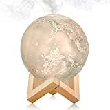 MEIDI Mēness gaismas mitrinātāju attēls Galda pilnmēness lampas izkliedētāja Mēness nakts gaisma ar vēsu miglu mitrinātāja funkciju Pielāgojams spilgtums un miglas režīms Labākās dāvanas