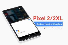 Kaip atkurti „Nandroid“ atsarginę kopiją „Google Pixel 2“ ir „Pixel 2 XL“