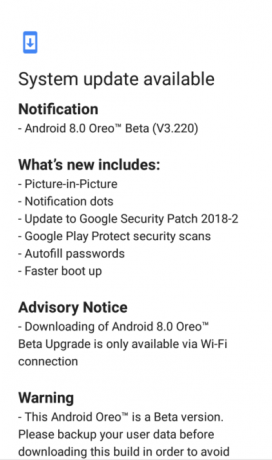 نوكيا 3 Android Oreo Beta v3.220