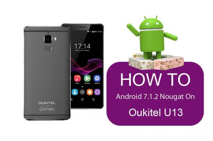 قم بتنزيل تثبيت Official Android 7.1.2 Nougat On Oukitel U13