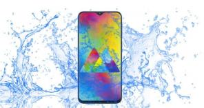 Lancerede Samsung Galaxy M10 for at overleve under vand?