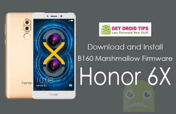 Honor 6x B160 Marshmallow Ürün Yazılımını İndirin ve Yükleyin (Orta Doğu-BLN-L21)
