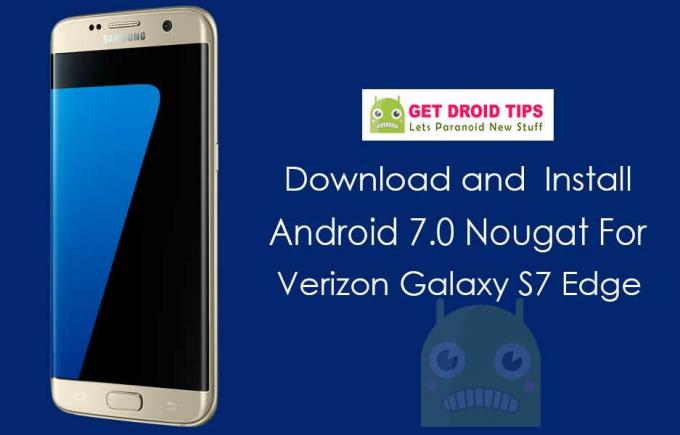 Download Installer G935VVRS4BQC9 maj Sikkerhed Nougat til Verizon Galaxy S7 Edge