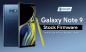 Samsung Galaxy Note 9 tőzsdei firmware-gyűjtemények [Vissza a készlet-ROM-hoz]
