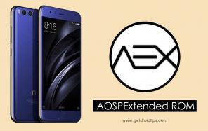 Last ned AOSPExtended for Xiaomi Mi 6 basert på Android 10 Q