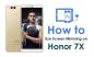 Kako dokončati zrcaljenje zaslona na Huawei Honor 7X