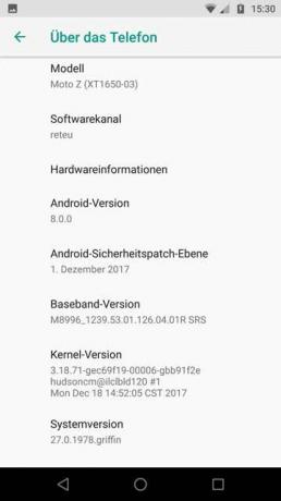 Descărcați OPL27.78 Moto Z Android 8.0 Oreo Soak Test Build