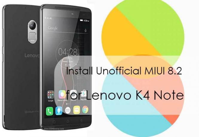 MIUI 8'i Lenovo Vibe K4 Note A7010a48'e (Özel ROM) Yükleme
