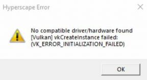 Erro de inicialização do Hyper Scape VK falhou