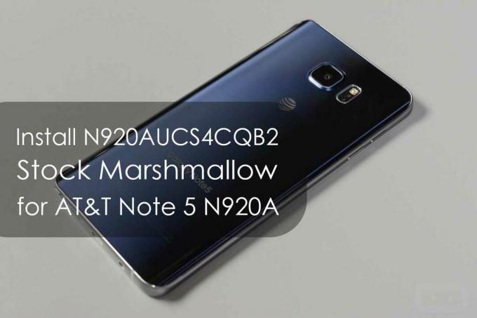 Nainstalujte N920AUCS4CQB2 Stock Marshmallow pro AT&T Note 5 N920A