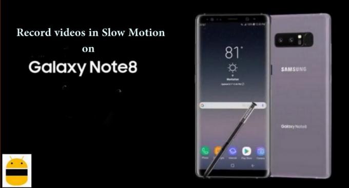 Video's opnemen in slow motion op Galaxy Note 8