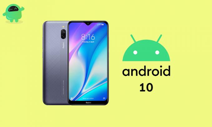 Redmi 8A kettős Android 10 frissítési állapotkövető