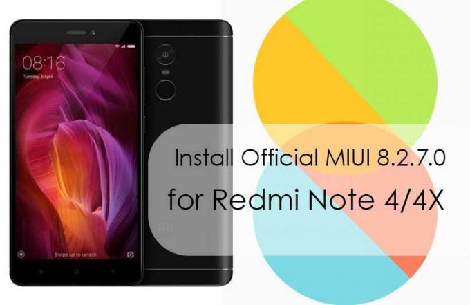 Stáhněte si a nainstalujte MIUI 8.2.7.0 pro Redmi Note 4 / 4x Global Stable ROM