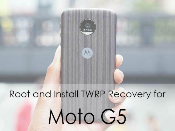 Kā Root un instalēt TWRP atkopšanu Moto G5