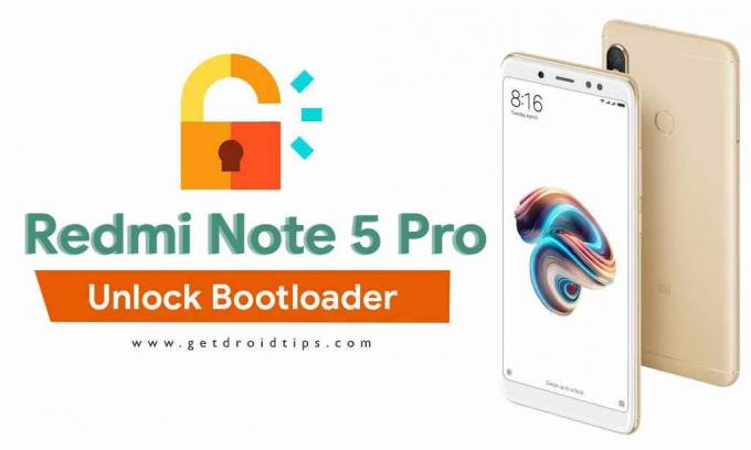 Bootloaderin avaaminen Redmi Note 5 Prossa