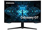 Bilde av Samsung Odyssey G7 Curved Gaming Monitor, 27 tommer, 240Hz, 1000R, 1ms, 1440p, svart