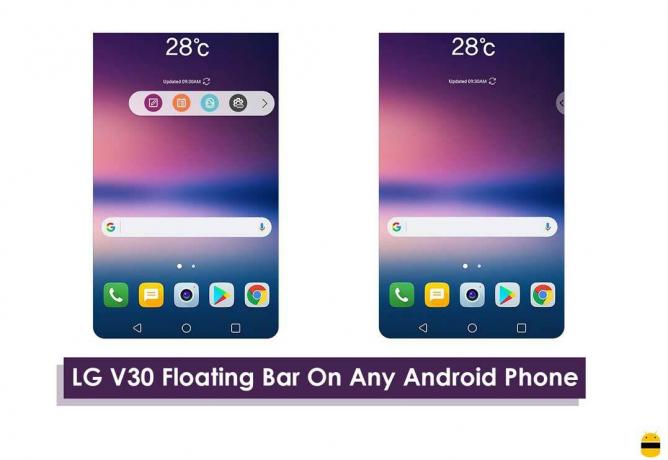 LG V30 ujuv baar mis tahes Android-telefonis