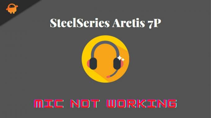 تم: مشكلة SteelSeries Arctis 7P Mic لا تعمل