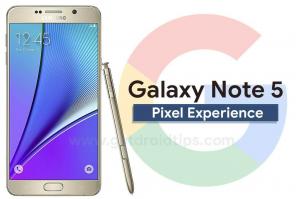 Téléchargez Pixel Experience ROM sur Galaxy Note 5 avec Android 10 Q