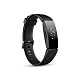 Image de Fitbit Inspire HR Health & Fitness Tracker avec reconnaissance automatique des exercices, batterie de 5 jours, suivi du sommeil et de la natation, noir