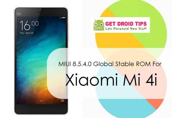 Stáhnout Nainstalovat MIUI 8.5.4.0 Global Stable ROM pro Xiaomi Mi 4i