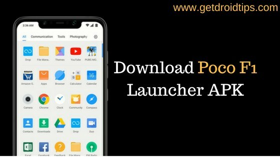 Скачать Poco F1 Launcher APK для любого устройства Android