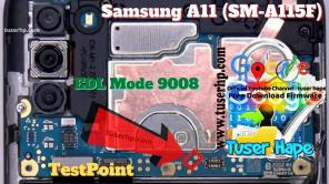 PinOUT de ISP de Samsung A11 A115F