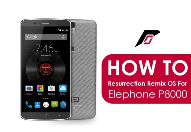 התקן את מערכת ההפעלה של Remurrection Remix עבור Elephone P8000 (Android Nougat)