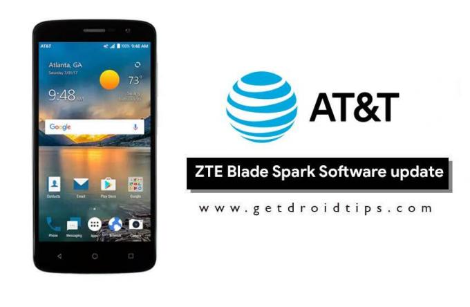 Oppdater Z971V2.0.0B10 desember 2017 sikkerhet for AT&T ZTE Blade Spark (B10)