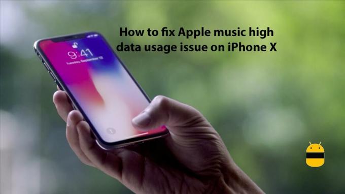 Hakke for å fikse Apple Music-problemet med høy databruk på iPhone X