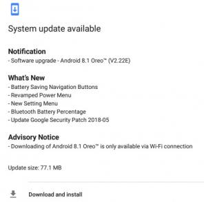 Aktualizace Nokia 6.1 Android 8.1 Oreo se nyní rozšiřuje [v2.22E]