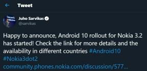 Ažuriranje za Android 3.2 Android 10 trenutno se predstavlja globalno
