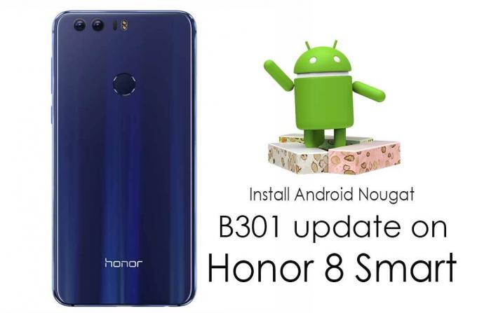 התקן את הקושחה B301 Nougat ב- Honor 8 Smart