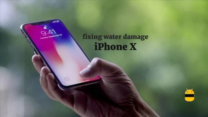 Kuinka korjata vesivahinkoinen iPhone X