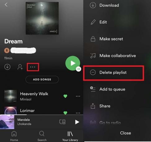 supprimer des chansons de n'importe quelle playlist Spotify