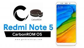Opdater CarbonROM på Redmi Note 5 baseret på Android 8.1 Oreo