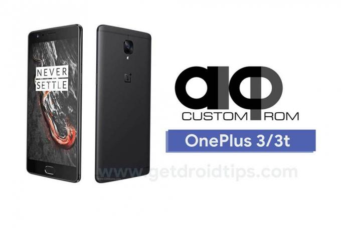 Lataa ja päivitä AICP 13.1 OnePlus 3 / 3T -laitteella (Android 8.1 Oreo)