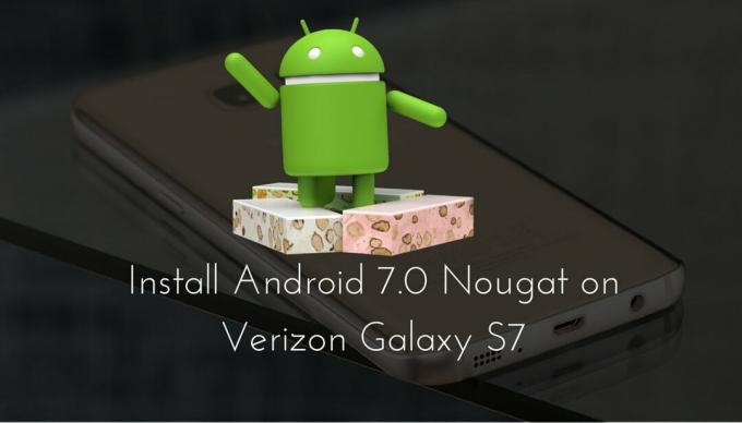 Android 7.0 Nougat na Verizon Galaxy S7