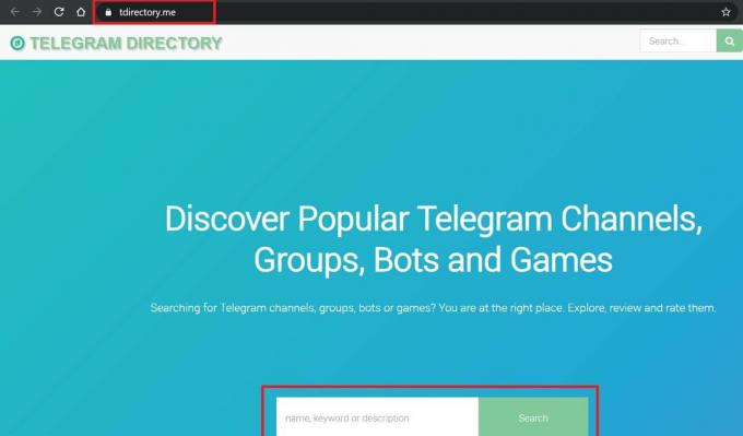 Encuentra grupos de Telegram a través del directorio de Telegram