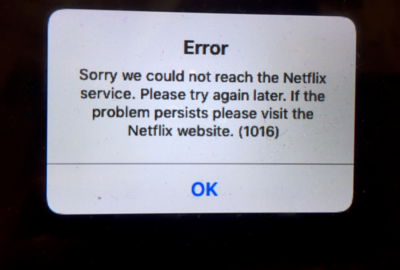 Netflixova pogreška 12001