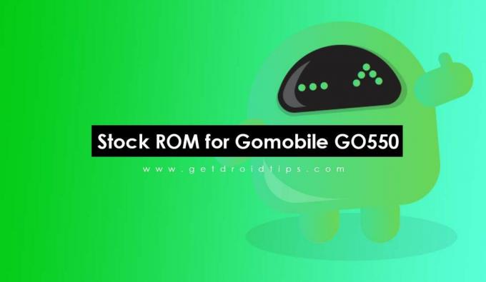Stok ROM'u Gomobile GO550 Digicel'e Yükleme [Firmware Flash Dosyası]